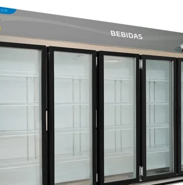 Imagem Expositor Auto Serviço Frios e Laticínios 5 Portas Classic 2157 Preto PoloFrio