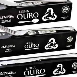 Talheres Inox Linha Ouro Restaurante Bar Buffet. 