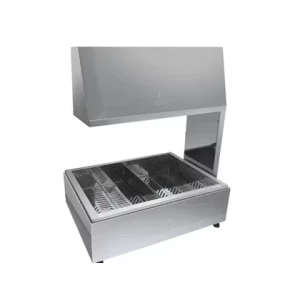 Conservador de Fritura 2 Lâmpadas 500w Aço Inox Metalmaq.
