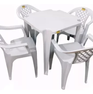 Imagem  Mesa com 4 Cadeiras Tramontina