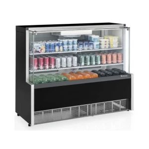 Vitrine Refrigerada Ar Forçado 1,40m Linha Aurora GELOPAR GPFA-140R.