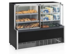 Imagem VITRINE REFRIGERADA GQRA-140R PF QUENTE E FRIO 2 PLACAS 