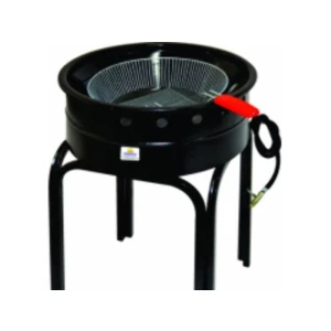 TACHO FRITADOR - GÁS - 14 LITROS - ALTA PRESSÃO - ESMALTADO - COM TRIPÉ - PROGÁS.