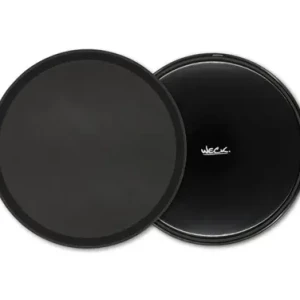 Bandeja Redonda Antiderrapante 45 CM Para Garçom Preta - Weck.