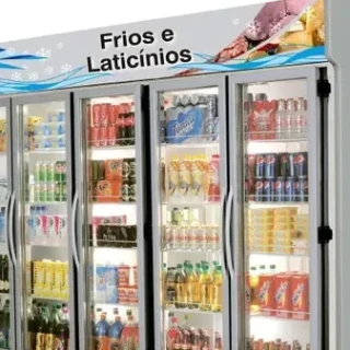 Expositor Auto Serviço Frios e Laticínios 5 Portas Polofrio.