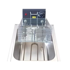 Fritadeira elétrica 6 litros profissional inox