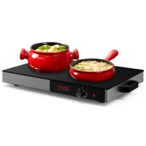 Mesa Térmica Elétrica Saro Rechaud Vidro Temperado | 220V